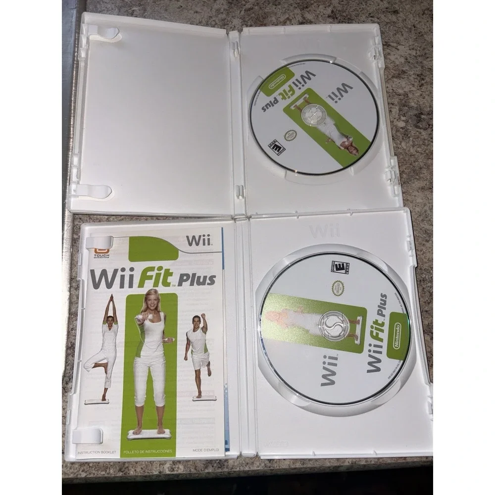 Wii Fit and Wii Fit Plus Games Nintendo Lot of 2